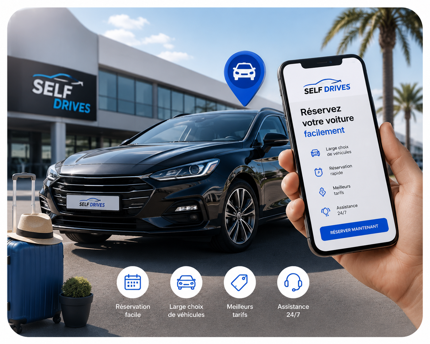 Self Drives simplifie la location de voitures