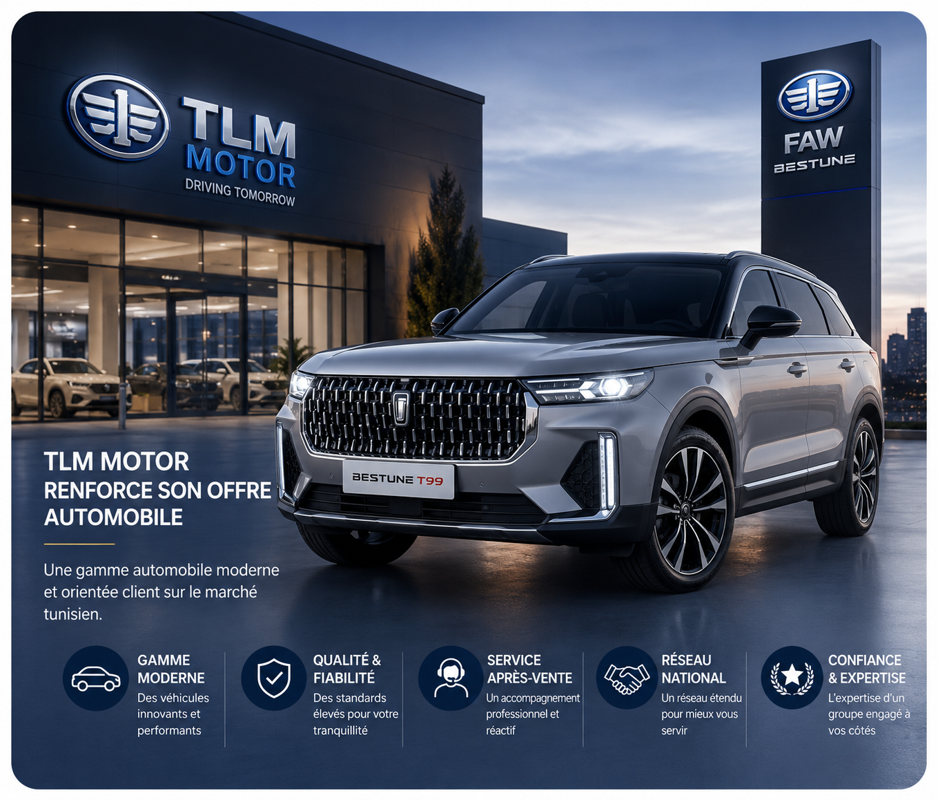 TLM Motor renforce son offre automobile